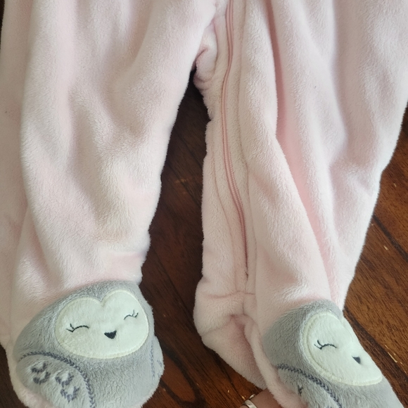 Carters One-Piece Jumpsuit Pink Size Size 6 Months Zipper - Picture 6 of 8